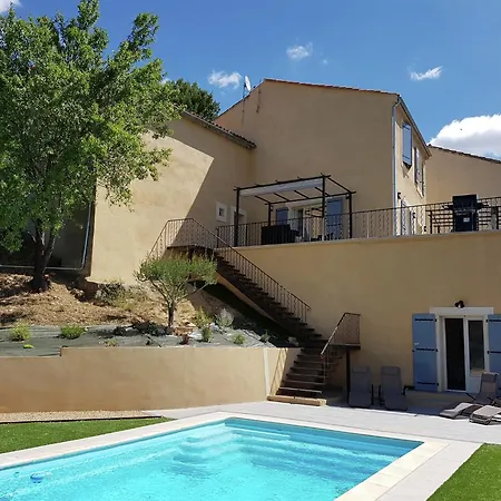 In With Private Pool, Cleaning Included 빌라 Montouliers